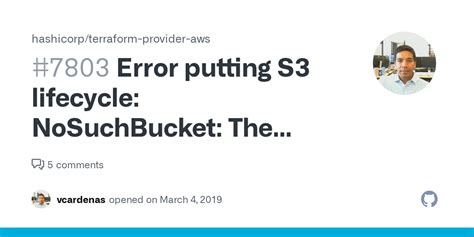 Stack Overflow Public questions & answers; Stack Overflow for Teams Where developers & technologists share private knowledge with coworkers; Talent Build your employer brand. . Error s3 error 404 nosuchbucket the specified bucket does not exist